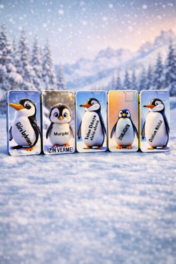 Penguen Baskılı Çakmak
